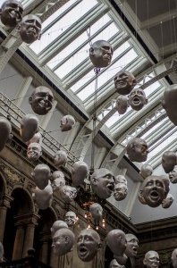 Faces at Kelvingrove Art Gallery and Museum, Glasgow, Scotland