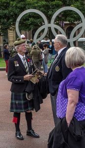 Veteran at Armed Forces Day, Glasgow, Scotland