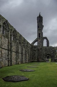 Ruins of St. Andrews Cathedral, St. Andrews, Scotland