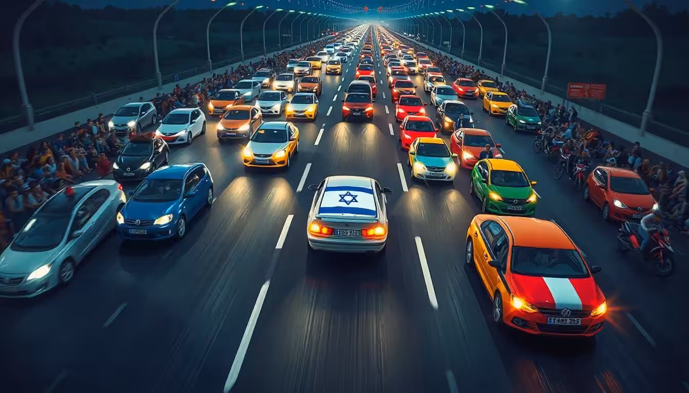 wrong side of the road